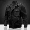 Chaquetas de hombre Otoño Verano chaqueta de bombardero táctico para hombre ropa militar para hombre ejército de carga deportes al aire libre Casual masculino Delgado piloto CoatsMen