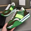 Designer Classic mens Casual Shoes Black Sports Retro Style mens Simple Trend Contrast Color Design Green Non-slip Heightening Sole Men Sneakers