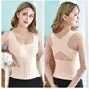 Women's Leggings Women 3in1 Body Shapewear Posture Corrector Underwear Tummy C 220823