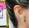 Stud 2022 Luxury Women Fashion Jewelry Spikes Punk Sparking Cubic Zirconia Opal Fantastisk Sun Burst Earring Moni22