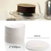 700pcs Round Coffee Filter Paper 64mm For Aeropress Coffee Maker Professional Filters Tools Espresso Coffee Machine Paper Filter 210326