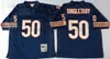 Vintage voetbalshirts 34 Walter Payton 40 Gale Sayers 50 Singletary 51 Butkus 54 Brian Urlacher 72 Perry Hampton Stitched Jersey