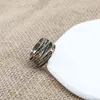 Designer-Schmuck-Ring, Vintage-Mode-Ringe für Männer und Frauen, Kreuzgeflecht, klassischer Kupfer-Twisted-Draht, X-Verlobung, Jahrestag, Geschenk OU57