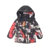 LZH 2021 Новая камуфляжная одежда Детская мальчик сгущается осенняя зимняя куртка Дети в прокладке теплые малышки для мальчиков в средней длине J220718