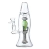 Solid Lava Lamp Hookahs 5mm Dikke Hoofd Glas Unieke Bongs Douchekop Percin Mini Oil DAB Rigs Roken Waterleidingen Bubblers met Kom XL-LX3