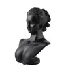 Torebki biżuterii, torby czarna żywica 3D manekin bust lady figura wystawowa naszyjnik