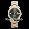 DIWF diw126233 SA3235 Orologio da uomo automatico Two Tone Yellow Gold Lunetta scanalata Logo champagne Quadrante con diamanti Bracciale Oystersteel 904L Orologi Super Edition eternity