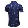 Fashion 9 Style Design Short Sleeve Casual Shirt Mens Print Beach Blus Summer Clothing Plus Asian Size MXXXL 4XL 5XL 220527