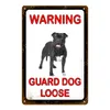 Warning Danger Metal Painting Signs Beware Of The Dog Cat Poster Vintage Wall Plaque Pub Bar House Painting Man Cave Decor Iron Ar5097289