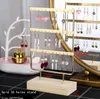 Hooks & Rails 24/38/44/66/69 Holes Jewelry Display Stand For Earrings Pendants Bracelets Stud Holder Jewellery Rack Shelf OrganizerHooks