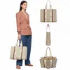 5A quality Women handbags WOODY Tote shopping bags handbag high NYLON hobo fashion linen Large Beach bag luxury designer travel Cr2026