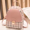 HBP New Trendy Female 2022 Mini Backpack Crossbody Bag For Teenage Girl Plaid Women Shoulder Phone Purse Korean Style
