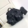 Designer-Damenrucksack, Nylon-Handtaschen, Schultaschen, Vintage-Umhängetasche mit Beutel, dicky0750, klassischer Rucksack, Herren-Leinenhandtasche 258e