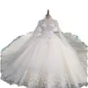 2022 Сексуальные роскошные кружевные шариковые платья свадебные платья с длинными рукавами с длинными рукавами с длинными рукавами.