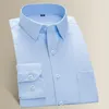 Plus Large Size 8XL 7XL 6XL Men's Long Sleeve Shirt Casual Dress Solid Color Routine Fit Design Business Male Social Shirts 220323