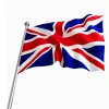 3 * 5 pieds drapeau britannique reine Elizabeth II drapeaux nationaux du Royaume-Uni suspendus bannière drapeau Angleterre britannique décor de fête à la maison 85 * 144 CM BBA13432