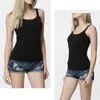 Topos de tanque Mulheres Sexy Lace Macio Algodão Sólido Sem Mangas Vest Camisole Slim Top Cropped Senhoras Charming Girls 220325