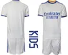 Kinder 212022 Torhüter Fußball Trikot Courtois Real Madrids Fußballkleidung Vini Jr Hazard Sergio Ramos Benzema Camiseta Shirts 1721574