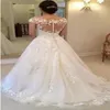 Vestido de novia de cola pequeña, vestido de novia de encaje de talla grande, moda Retro, un hombro, escote en V profundo, 4475351