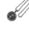 Pendant Necklaces Luxury Hiphop Street Style Snake Medusa Men Stainless Steel Necklace Cuba Chain Pendants For Jewelry Elle22