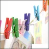 Mini Frühlingsclips Wäscheklammern Beautif Design 35mm ColorF Holz Handwerk Stifte Für Hängende Kleidung Papier PO MES Karten Drop Lieferung 2021 Werkzeuge A