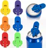 Manual Easy Can Opener 6 Pcs Color Soda Beer Opener Premium Plastic Shields Tab Openers for Pop Cover Beer or Soda Cans at Picnic BBQ Protect Cold Drinks From Bees