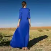 Abiti casual Dubai Strass di lusso Abaya Fashion Party Maxi abito Abiti da sera marocchini Donne musulmane Abito allentato Kaftan VestidosCasual