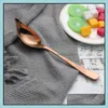 Spoons Flatware Kitchen Dining Bar Home Garden Colored Sauce Spoon Soup 304 Stainless Steel Serve Taste Gravy Ladle Restaurant El Kitchen