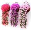 Violet Artificial Flower Party Decoration Simulation Valentine039S Day Wedding Wall Hanging Basket Flowid Orchid Fake Flower2941075522