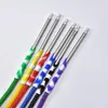 Colorful DIY Luxury Decoration Colorful 1.8M Hookah Shisha Smoking Silicone Filter Tube Hose Innovative Design High Quality Handle Cigarette Holder DHL