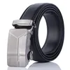 2022 Hot Men Belt Hoofd Buckle Silver Leisure Business Accessories Automatische Ratchet Luxe Fashion Pu Leather