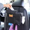 Organisateur de voiture poubelle étanche accessoires Auto poubelle sacs de rangement Portable automobile siège arrière boîte