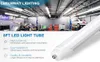 JESLED T8 8FT LED Tubes 5000K 6000k Frosted Covers FA8 Led Tube Lights Transparent Cover Single Row 16 Packs