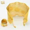 Bracciale per cuffia a catena francese aniid con anello per donne Dubai Bracciale oro regolabile in oro regalo nigeriano Gift Bracciale indiano 220702