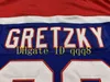 qqq8 99 Wayne Gretzky WHA Racers Jersey Blau Weiß 1978-79 Vintage Retro-Hockey-Trikot mit beliebiger Nummer und Namen genäht