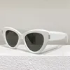 Site oficial Mens Ladies Designer de luxo popular óculos de sol S506 Design de moldura de gato Design Fashion Week Outdoor Beach Photo preferido com caixa original
