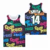 Film basketbalshirts The Fresh Prince 14 Bel Air Academy Jersey herenmaat S-XXL