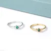 Cluster Rings Birthstone For Women Stainless Steel 12 Months Color Zircon Couple Ring 2022 Anniversary Wedding Jewelry GiftCluster