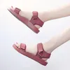Sandaler Flat Motion Women skor Wild Fashion Open Toe Magic Paste Non-Slip Casual Women's Platform Beach LL23Sandals