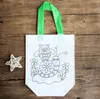 DIY Craft Kits Kids Coloring Handtassen Tas Kinderen Creatieve Tekening Set voor Beginners Baby Leer Onderwijs Speelgoed Schilderen SN4399