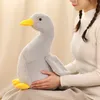 30cm/40cm Kawaii Ördek Oyuncakları Peluche Hayvanlar Bebek Doldurulmuş Oyuncaklar Bebek Yaşam Sarı Black Ördekler Peluş Oyuncak Kızların Hediyesi LA468