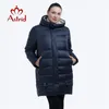 Veste d'hiver femme doudoune grande taille femme manteau chaud à capuche 11XL parka 3 couleurs douce bureau dame poche solide Frisky FR1825 201214