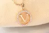 2022 new charm Pendant Necklace luxury gold silver diamond inlaid Fashion Jewelry heart-shaped love necklace women party wedding gifts wholesale