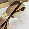 Verkauf von Modedesign-Sonnenbrillen GRAND ANE Pilot rahmenloser Rahmen Schildlinse einfacher trendiger Stil Japan handgefertigte hochwertige UV400-Schutzbrille S162-02