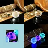 Keychains Fashion Accessories Laser Custom 3D Crystal Earth Football Basketball Key Chains Colorf Led Light Wall Hanging R Dhbcy