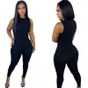 Women Tracksuits 2 Piece Set Yoga Pants Outfits Designer Sexy Sleeveless Crop Top T Shirt Leggings Suit Ladies Casual Clothes