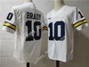 #12 Tom Brady Jersey Junipero Serra Padres White Navy Stitched High School Football Jersey Men's Womens Youths