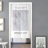 Curtain & Drapes Short Kitchen Doorway Noren For Cafe Home Decor Entrance Hanging Nordic Line Painting Door