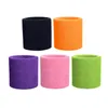 Colorful Cotton Unisex Sport Sweatband Wristband Wrist Protector Running Badminton Basketball Brace Terry Cloth Sweat Band C0628x1