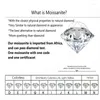 Bagues de cluster Argent 925 Original Brilliant Cut 1 Test de diamant Passé D Couleur Moissanite Vintage Design Bague Gemstone Bijoux pour Wo291Z